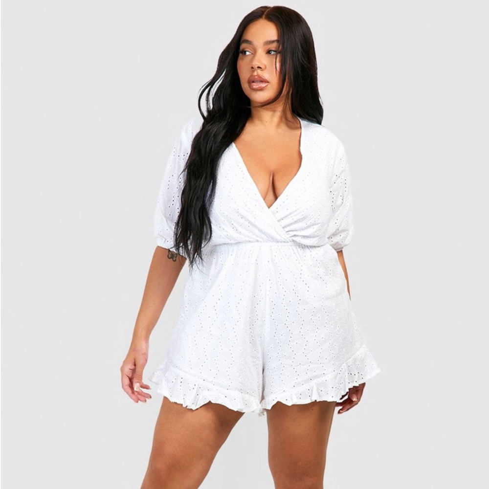 White Lace Romper